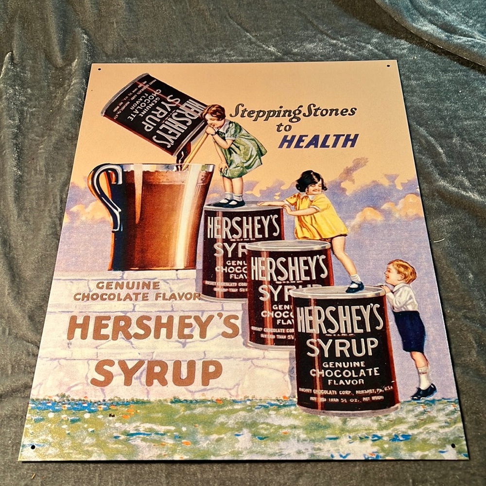 Hersheys Metal Sign